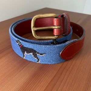 Smathers & Branson Size 32 Needlepoint belt